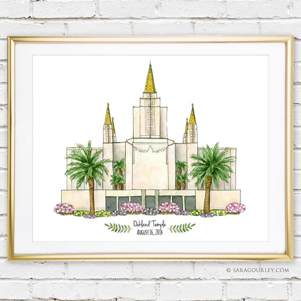 Oakland Temple - Etsy