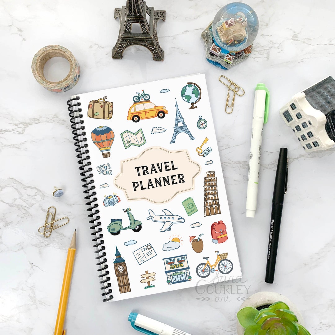 Travel Planner Travel Journal Vacation Planner Travel Etsy