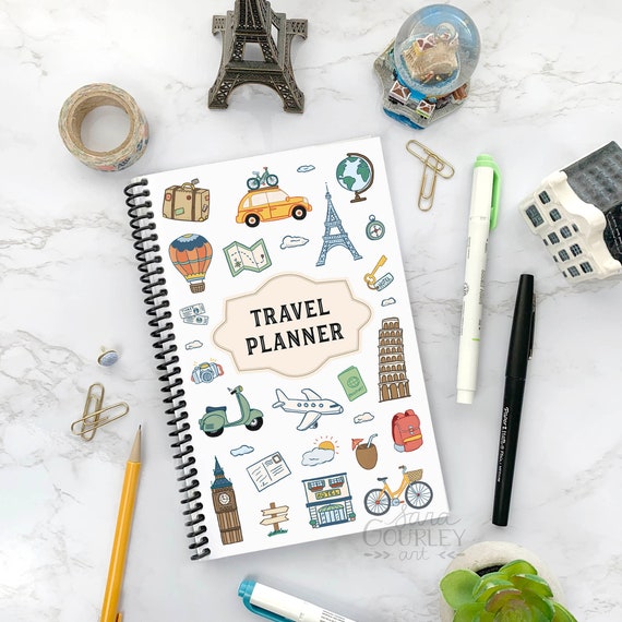 Travel Planner Travel Journal Vacation Planner Travel Etsy