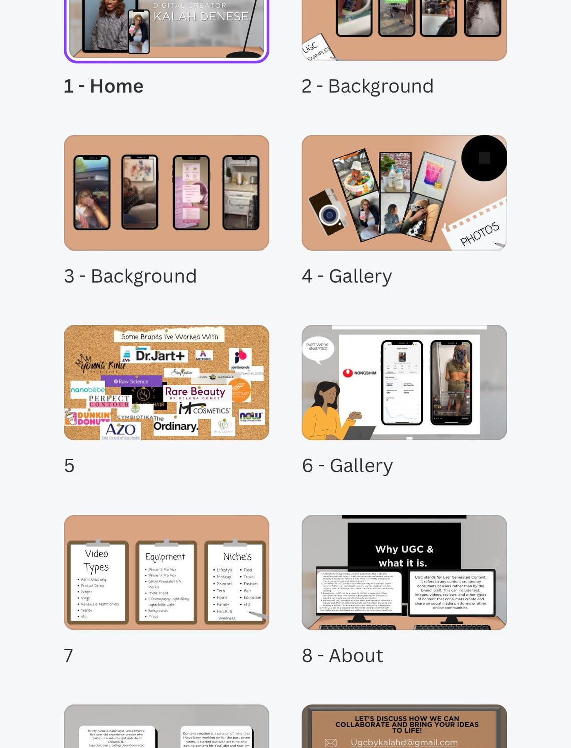 Portfolio Template - Etsy