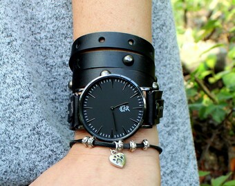 Jewellery Watches Wrist Watches Womens Wrist Watches Women Watches,Camel Wrist Watch,Worn Distressed Leather Wrist Watch,Leather Wrap Watch,Brown Square Leather Watch,Womens Gift,Teen Gift 