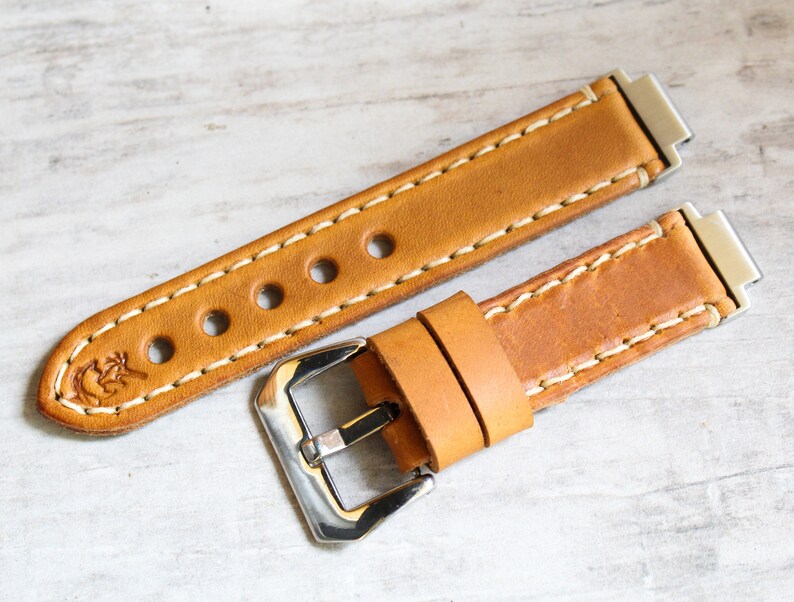 Garmin Leather Watch Strap Garmin Forerunner 245 leather Etsy