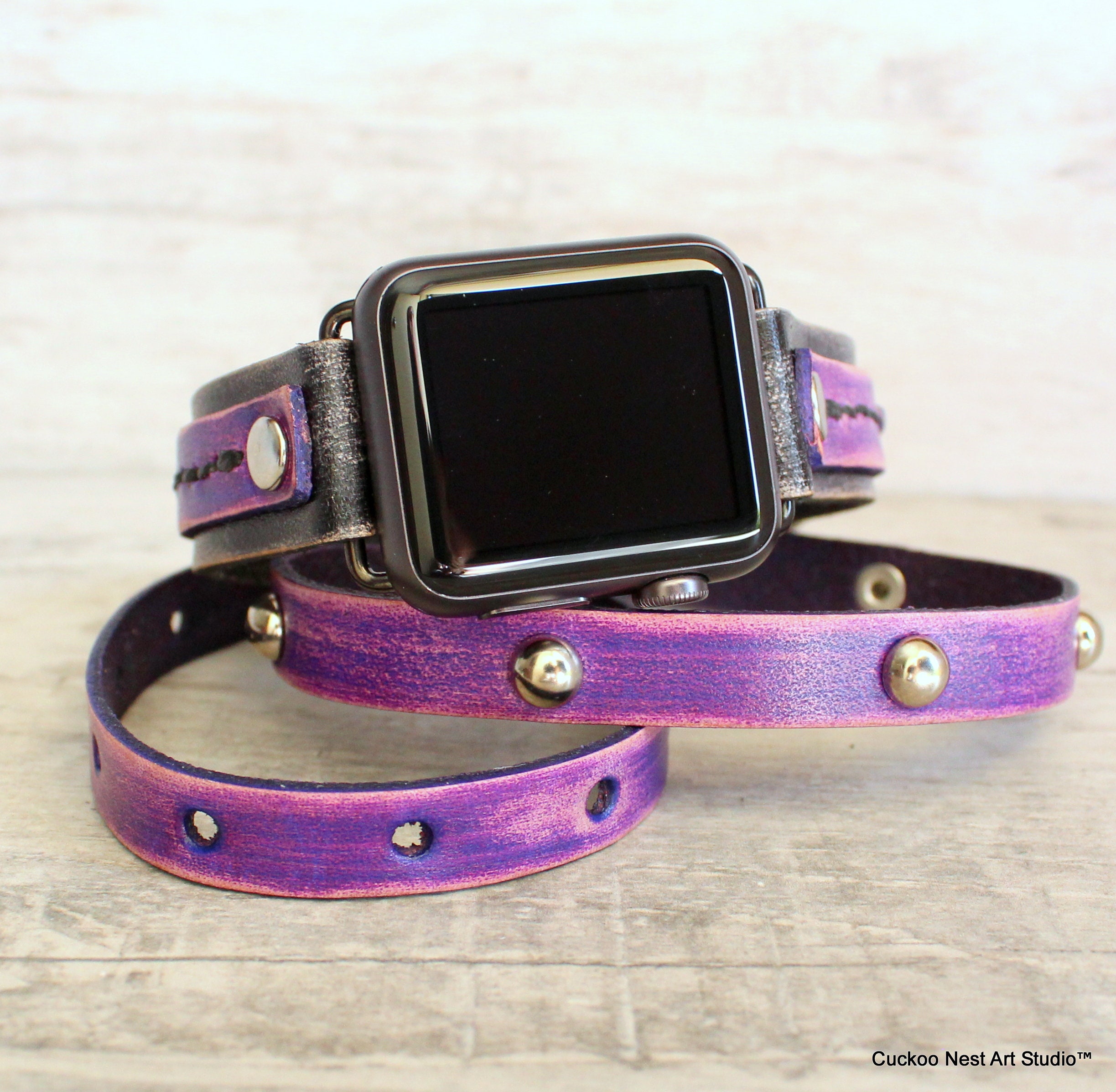 Purple Apple Watch Band 40mm Apple Watch Band 38mm Women Etsy