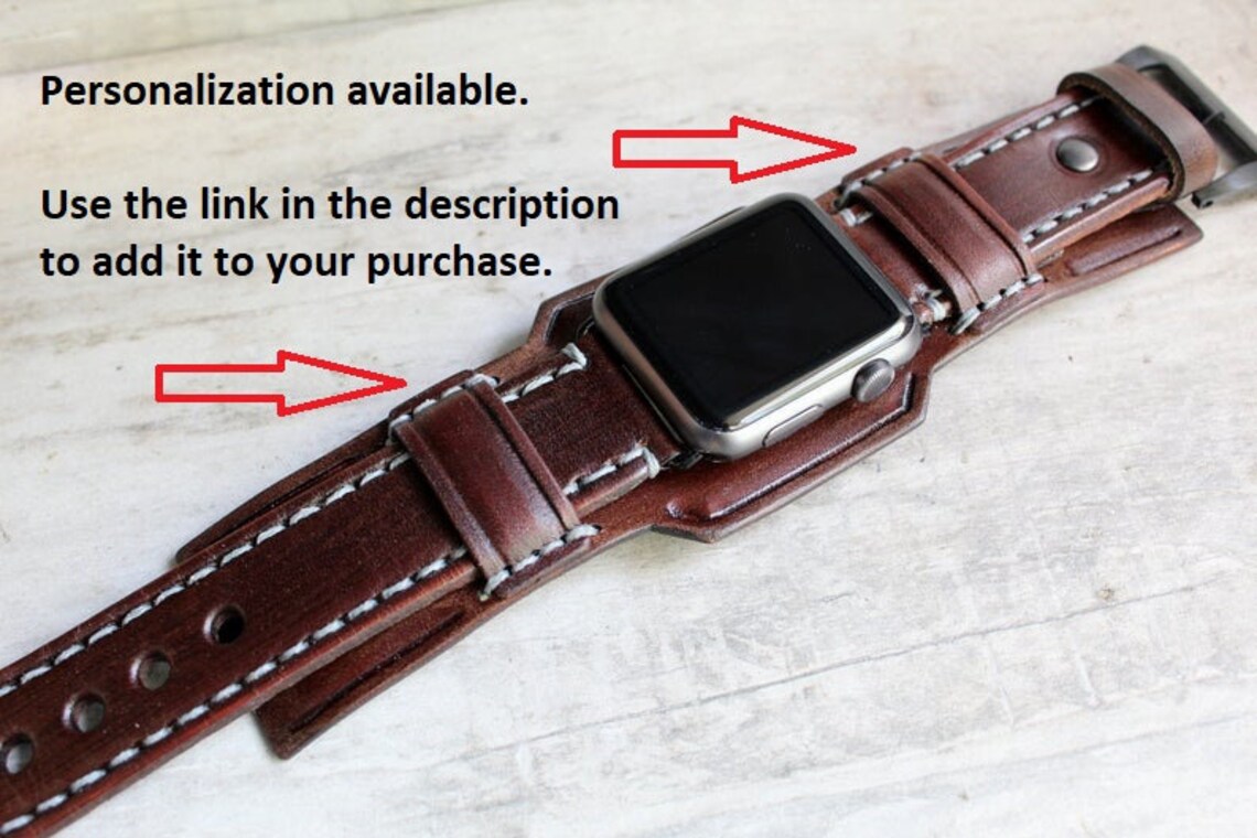 red and black apple watch band