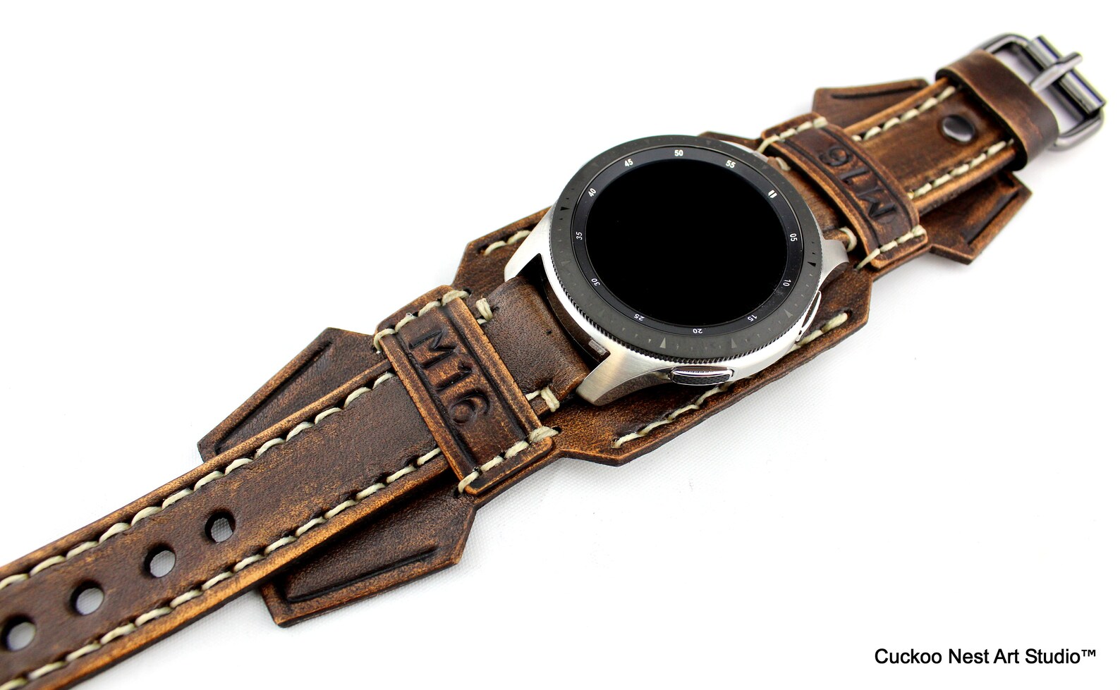 Leather Watch Band for Samsung Galaxy Samsung Galaxy 42mm Etsy
