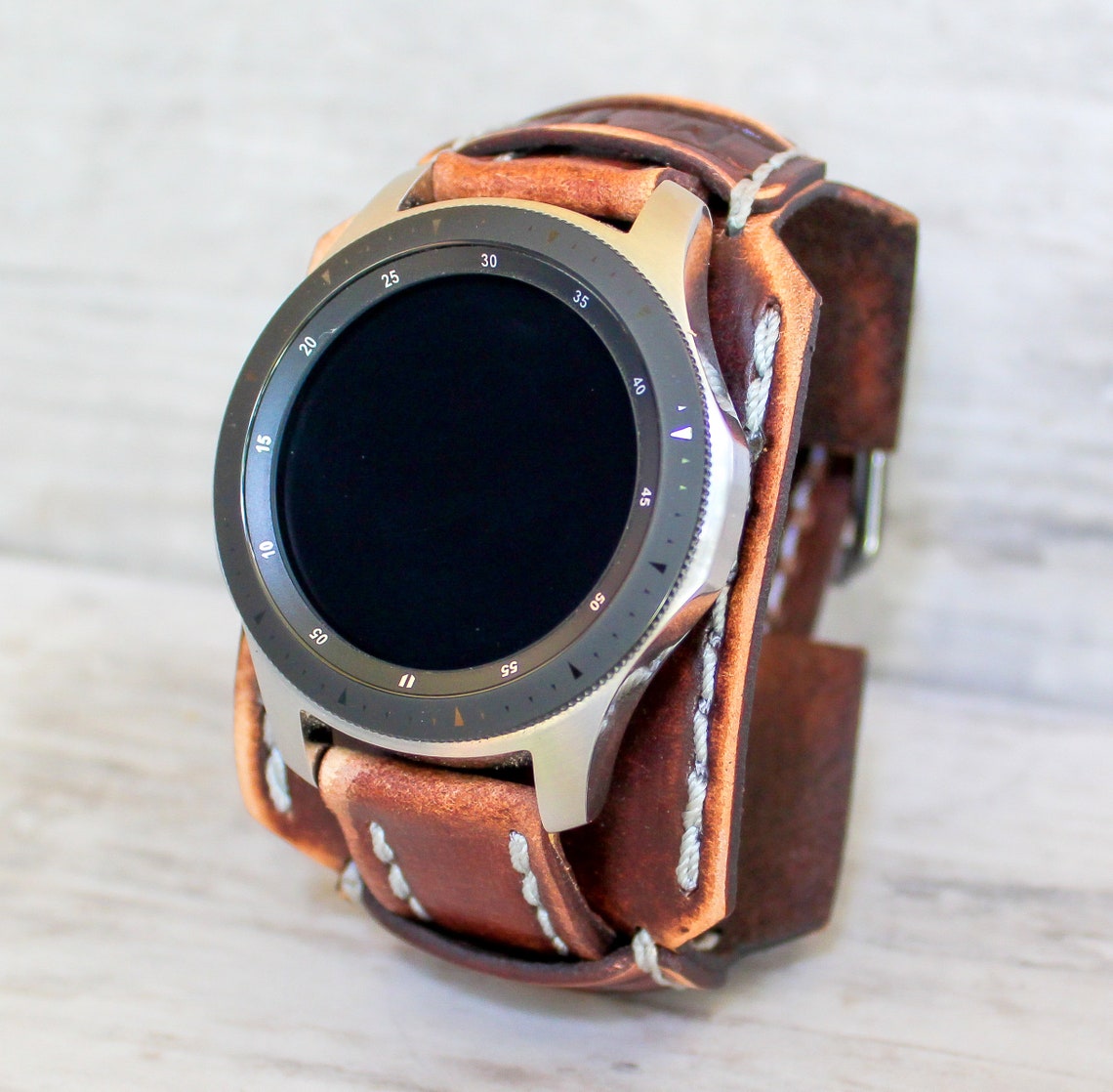 Samsung Galaxy Watch Band 46mm Samsung Galaxy Leather Watch Etsy