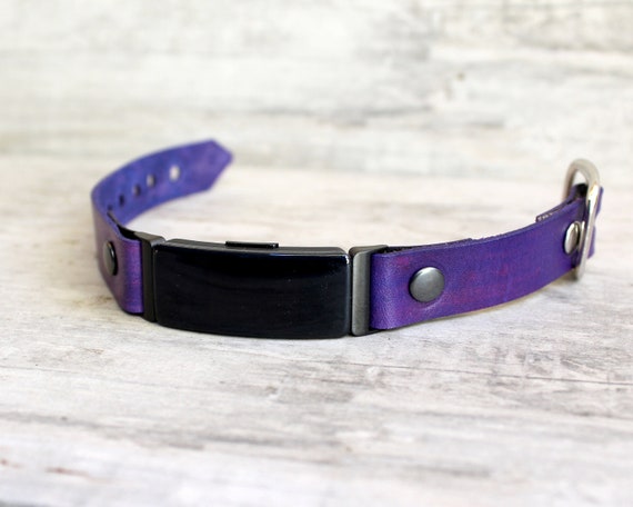 Purple Fitbit Inspire 2 Band, Women Fitbit Inspire HR Band, Fitbit Leather  Bracelet, Inspire Strap, Luxury Leather Fitbit Bracelet Wristband 