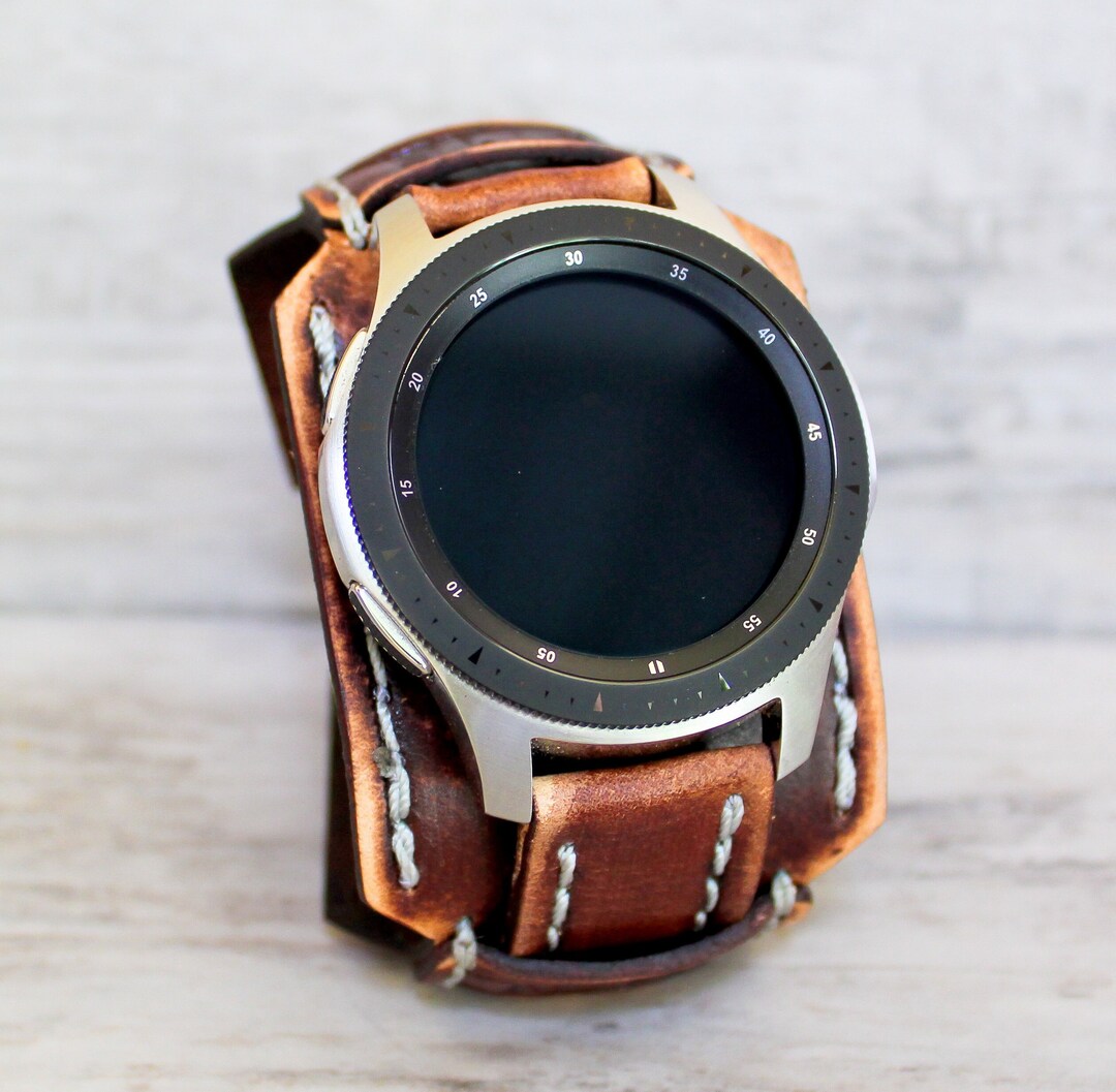 Samsung Galaxy Watch Band 46mm Samsung Galaxy Leather Watch Etsy