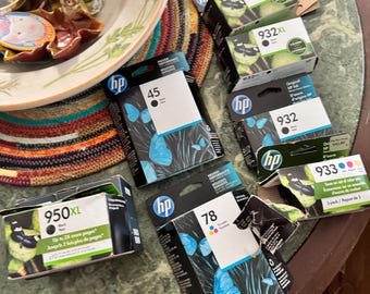HP Ink Cartridges: 45, 78, 932, 933, 950XL
