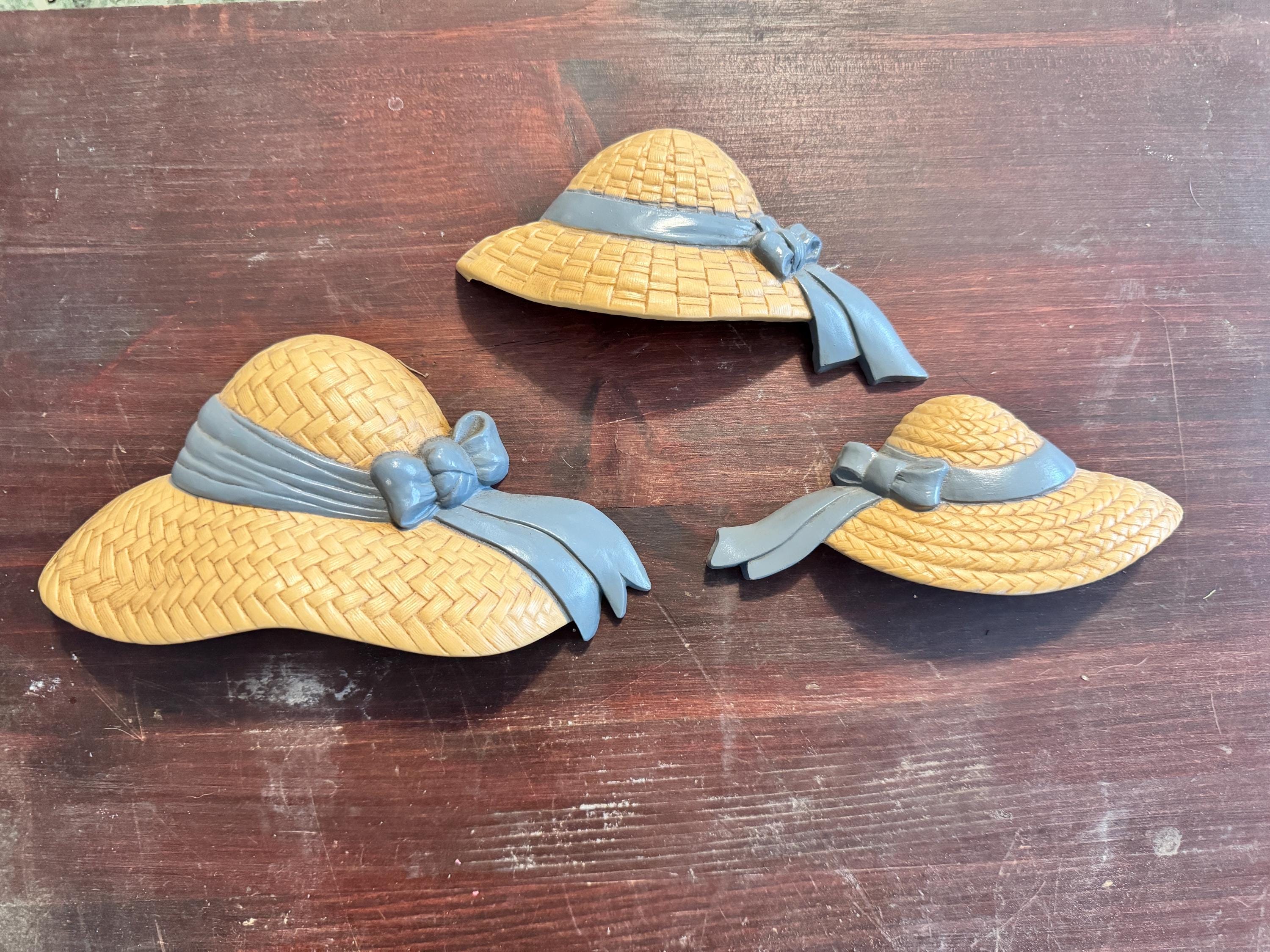 Vintage Italian Straw Hats — Perfect for Hat Wall or Decor 68952585_386577912047702_32733  main image 3