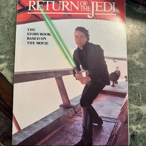 Vintage Star Wars  Return of the Jedi book to the Movie book by Scholastic published in 1983