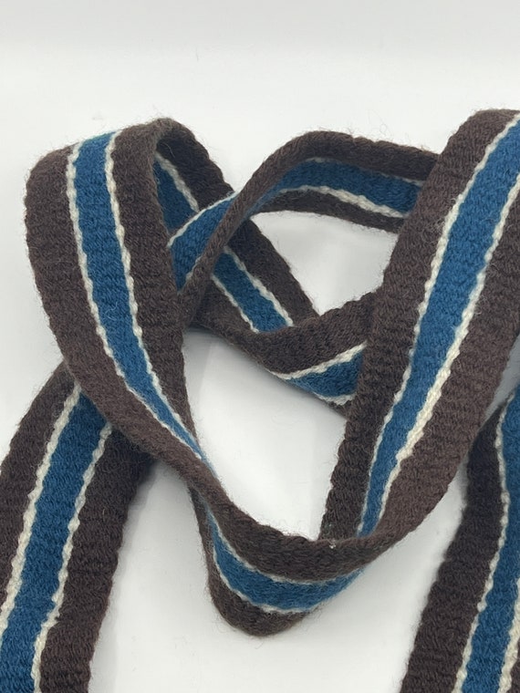 Takeo Kikuchi Stripes Wool men’s Scarf Muffler - image 3