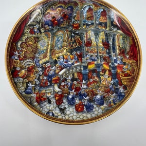 VTG Franklin Mint Fine Porcelain Holy Cats by Bill Bell Collectors Plate