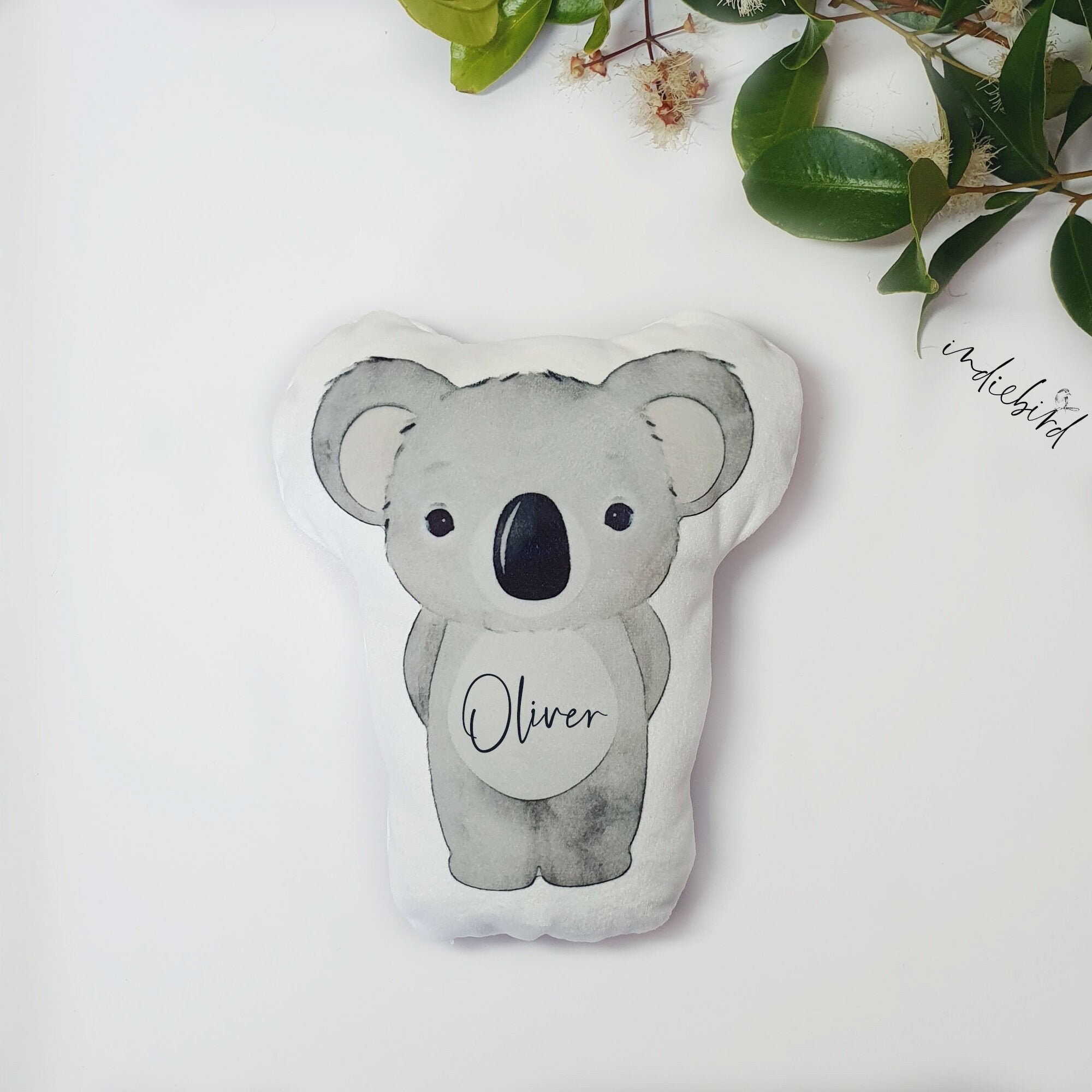 Personalised Koala Plush Rattle or Pillow Koala Pillow Koala Etsy
