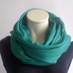 Wool&silk, scarf, stole, soft and cuddly, green, turquoise