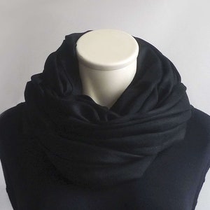 Wool&silk, XXL scarf, wrap, unisex, very light and cozy, extra large, black