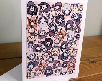 Vox Machina Inspired Greetings Card - Critical Role Inspired - Birthday Card - Geeky Card