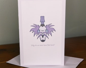 Yzma Inspired Greetings Card - Disney Inspired Card