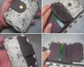 MiinomaPatterns: Olivia Practical Wallet sewing patterns and tutorials. PDF sewing patterns and tutorials. Women's wallet and kids' wallet.