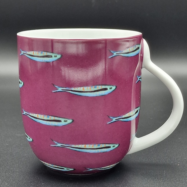 Set of 2 Cups, Mugs - Fabienne Chapot - Sardine - 400ml