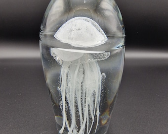 Groot Sulfide Muranoglas - Medusa - Hoogte 19cm
