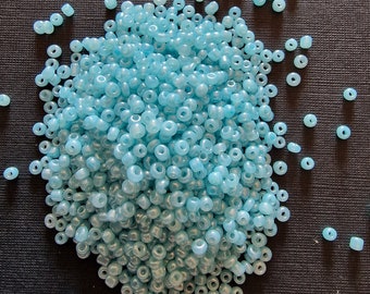 2 mm glass seed beads - BLUE TURQUOISE