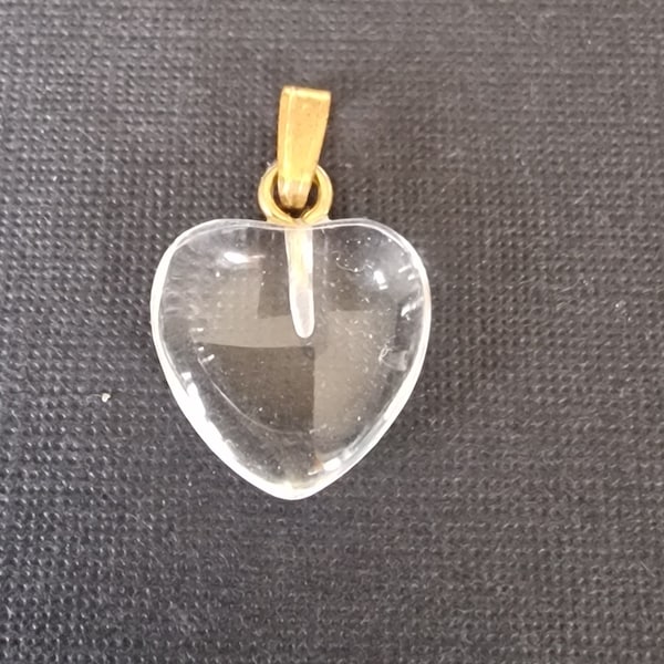 Pendentif Cœur En Pierre Semi-précieuse - Neuf Sans Emballage - Pierre Naturelle