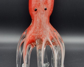 Grote Octopus, Octopus van Muranoglas - Hoogte 17 cm