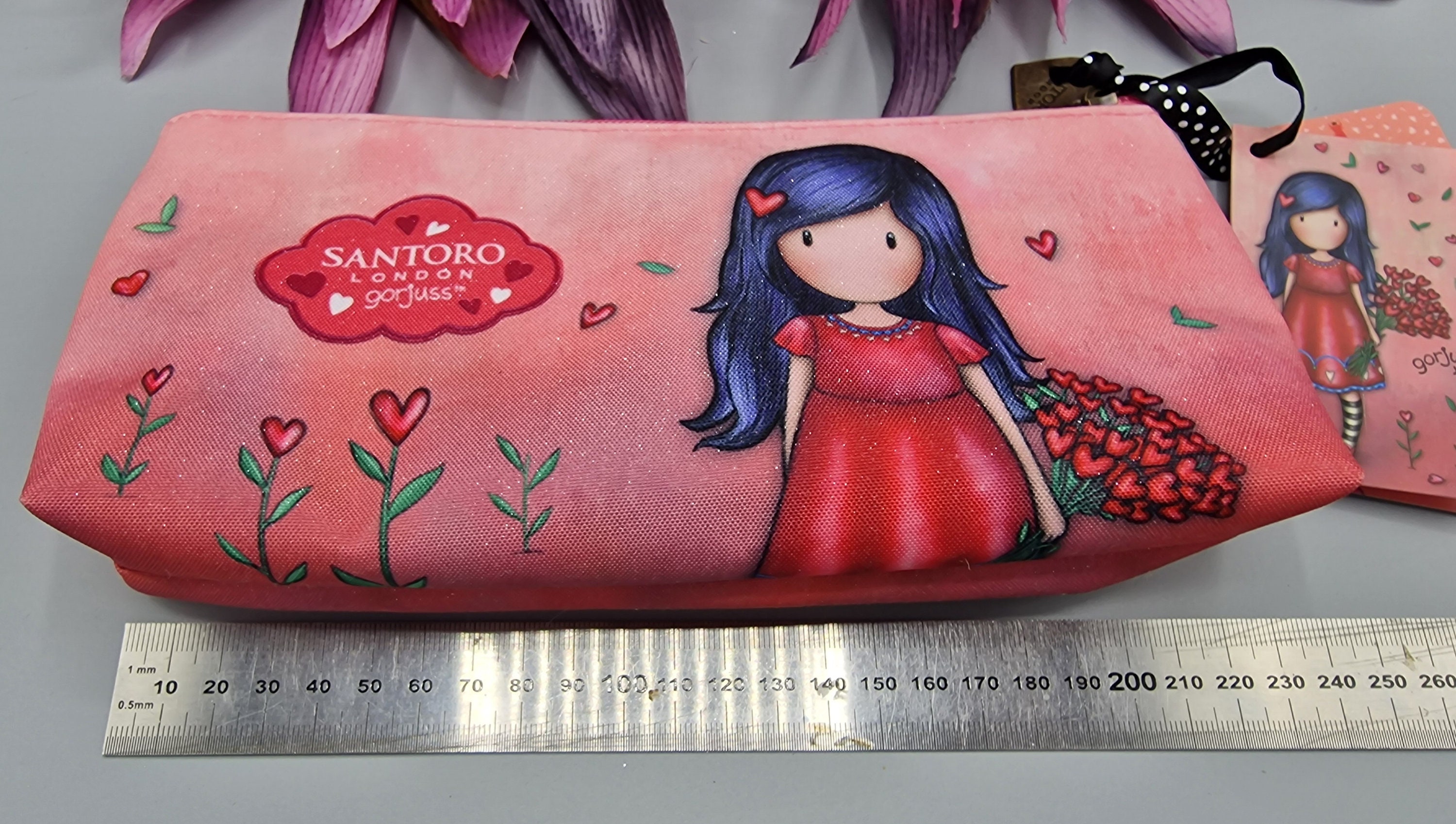 Trousse écolier Gorjuss Ruby Wild Gris - 22,3x8,8x5,7 Cm, Polyester, Fermeture éclair, Design Animaux Tendance