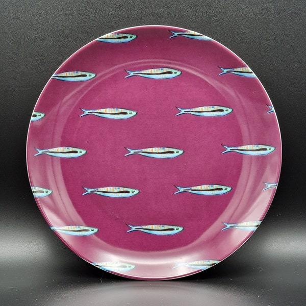 Set of 2 Plates - Fabienne Chapot - Sardine - 21.5cm