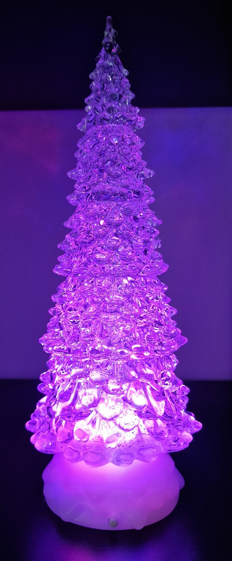 Bright Christmas Tree With Multicolored Colors Filled With Glittery