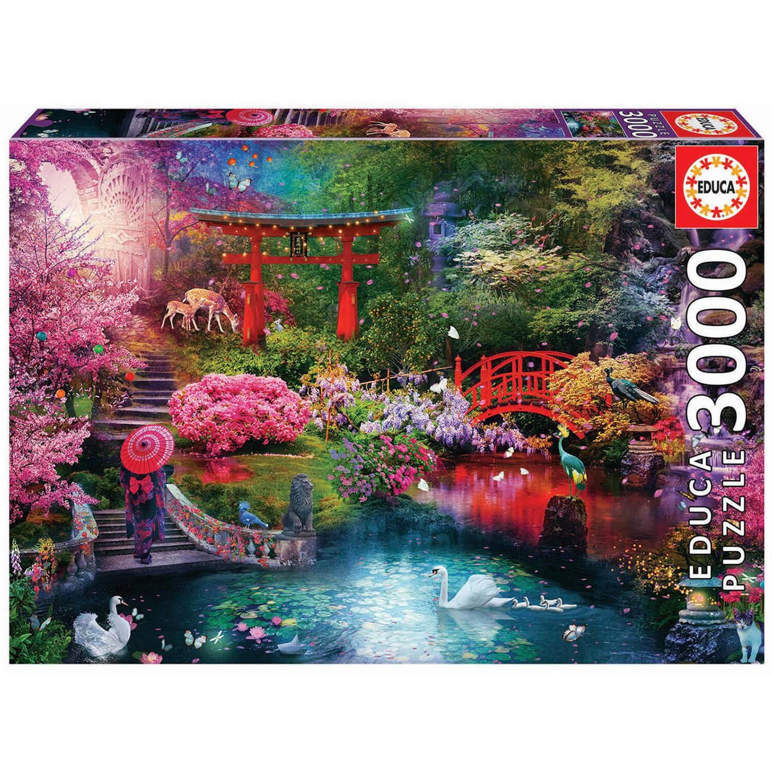 3000ピースパズル：日本庭園 - Educa - 新品（オリジナルパッケージ 