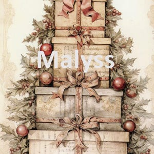 Image de Noël - Cadeau de Noël - Fichier à Télécharger