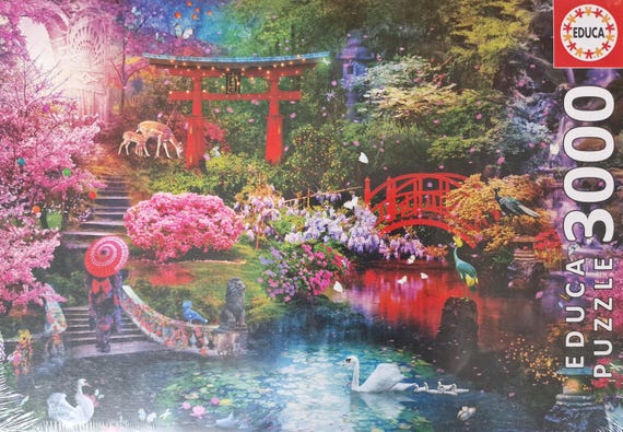 3000-piece Puzzle: Japanese Garden - Educa - NEW in Original