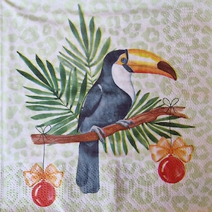 Set di 2 tovaglioli di carta - Tucano ( Tropical Ball )
