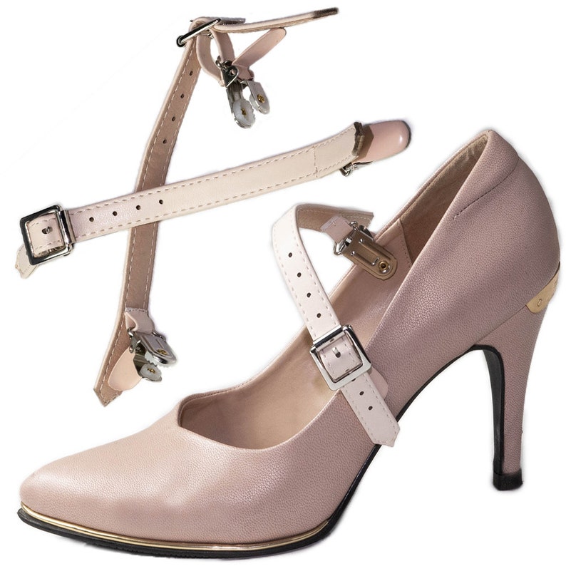 Double Clip Detachable Shoe Straps for Flats Heels and Wedges Etsy