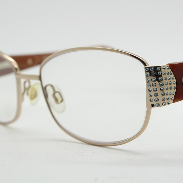 Rhinestone Prescription Eyeglasses Etsy