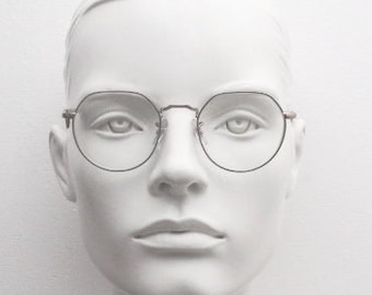 Ray Ban round panto flat top eyeglasses model 6465 Jack made in Italy. Rose gold Rayban prescription eyeglasses. Optical frames. RX