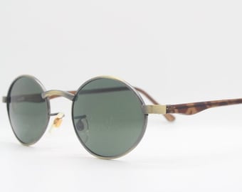 ★ chai⭐︎　★ Chai SL 1 F Ti96, Vintage 90s Tinted Lenses Black Steampunk Small