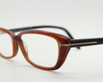 Chanel Y2K Vintage Rectangular Glasses Model 5060. Brown Low 