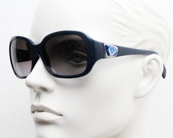 Versace Y2K Vintage Wrap Around Visor Shield Sunglasses Model 2034
