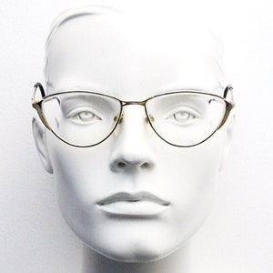 Vintage 80er Jahre Cat Eye Brille von Collection 2000 Modell 547 made in Germany. Frauen stilisierte abstrakte optische Rahmen. Korrekte Brille