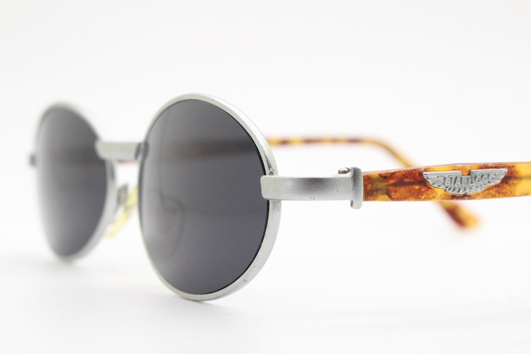 Women\'s Retro Oval Sunglasses Stainless Steel Frame 90s Inspired Women main image 4