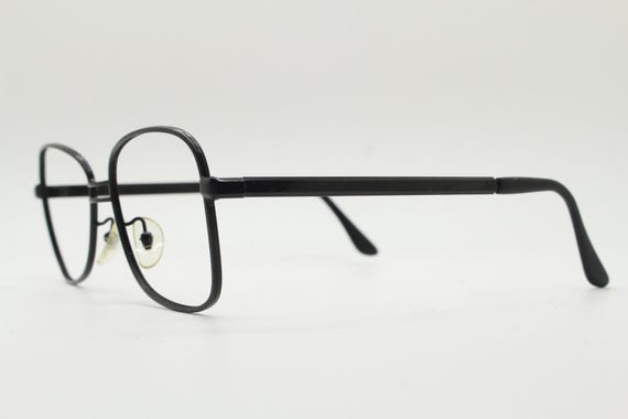80s Vintage abstract rectangular eye glasses by H… - image 4