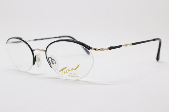 Tura 90s vintage oval glasses model 675 EBG made … - image 3