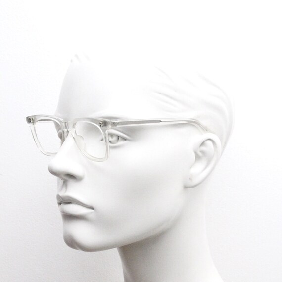 Vintage 40s Clear Crystal Glasses. Transparent Slim Wayfarer Design Optical Frames. Womens Prescription Eyeglasses. Lucite RX Spectacles Etsy UK