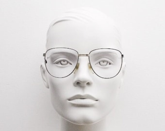 Dunhill 70s vintage aviator eye glasses made in Austria from Optyl. Slim tortoise eyeglasses frame. Spectacles. RX optical frame