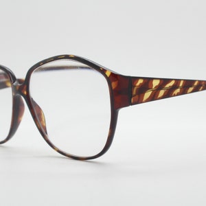 Paloma Picasso 80er Jahre Vintage Brille Modell 3722 made in Austria aus Optyl. Übergroße Schildkröten Optik. RX Korrektionsbrille