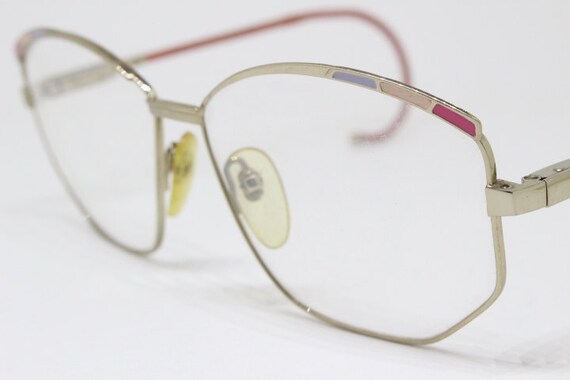 Gafas De Colores De Muñeca Hexagonal Marcos De Plata Gafas De Colores De Muñeca Hexagonal Marcos De Plata