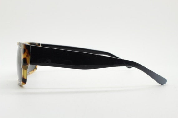 90s vintage thick framed rectangular low profile … - image 4